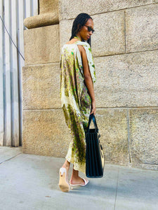 hammered silk dress Peter Cohen Apres Dress Black